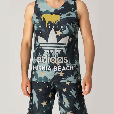 ست تاپ شلوارک مردانه adidas مدل Fornia